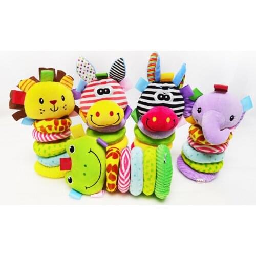 Lelebe folding circle plush cloth baby puzzle toy hoop colorful sweet and sweet snare pillar toy