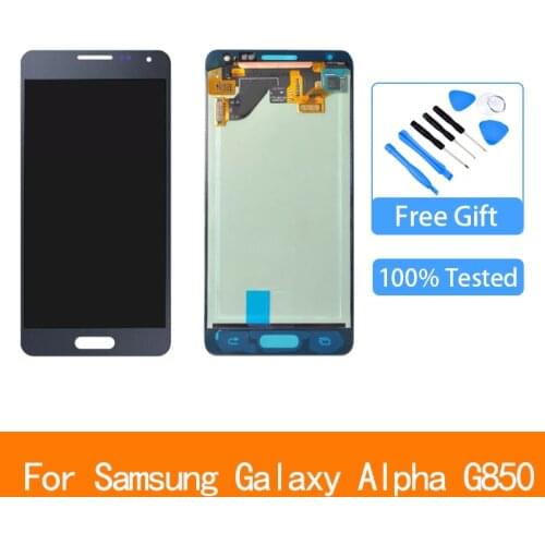 Original For samsung for GALAXY Alpha G850 SM-G850F G850F G850M G850Y LCD Display Touch Screen Digitizer Assembly