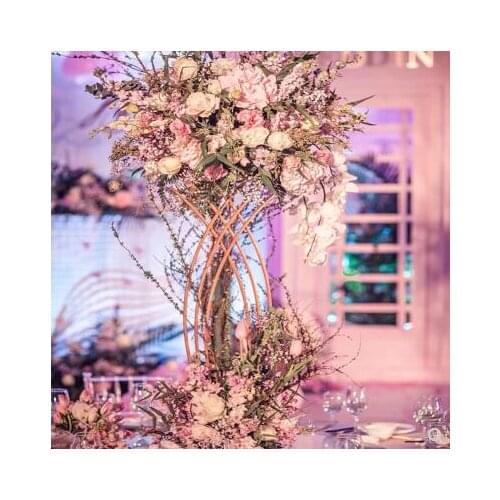 Wedding props wrought iron fish beauty Luyin stage layout decoration props flower arrangement sign in the area decoration Luyin