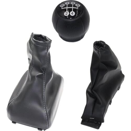 Car Shift Gear Knob Lever Gaitor Boot Cover Handbrake Boot Handbrake Gaiter For Opel Astra F 91-98 Handbrake Grips