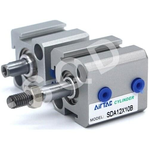 SDA12X40 SDA12X45 SDA12X50 SDA12X55 SDA12X60 SDA12X65 SDA12X70 FSQD AIRTAC Ultra-thin cylinder Double action SDA series