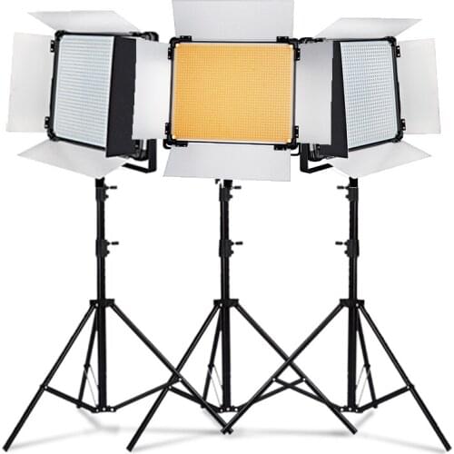 140W Yidoblo Pro LED Lamp Remote Control LCD display E-2000II Studio bio-color Photography Studio continue lighting + tripod