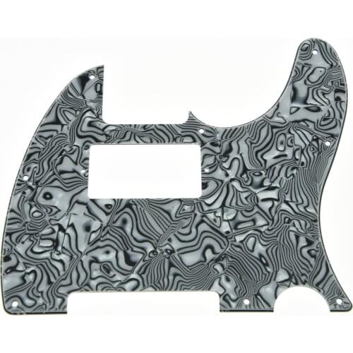 TL Style Humbucker Guitar Pickguard Scratch Plate Zebra Stripe