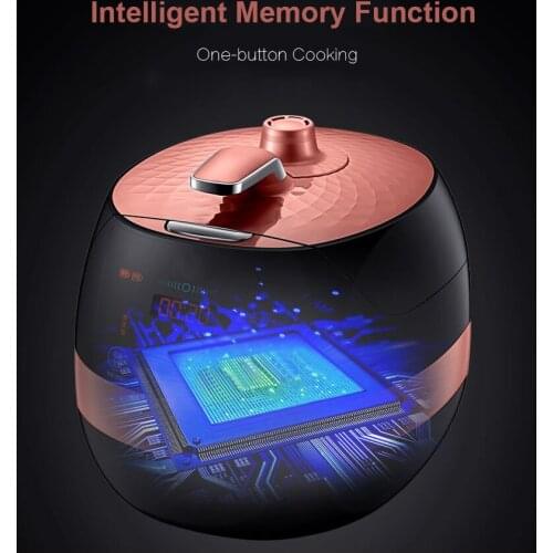 5L Electric Household Intelligent Cooker Use For Soup And Meat Memory Microcomputer Pressure Cooker With 2 Container