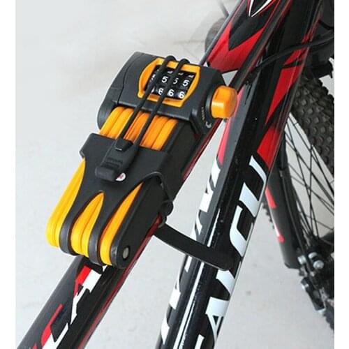 Anti-theft Bicycle Lock Professional Foldable Password Bike Lock Road Cycle Chain Lock Bicycle Locks