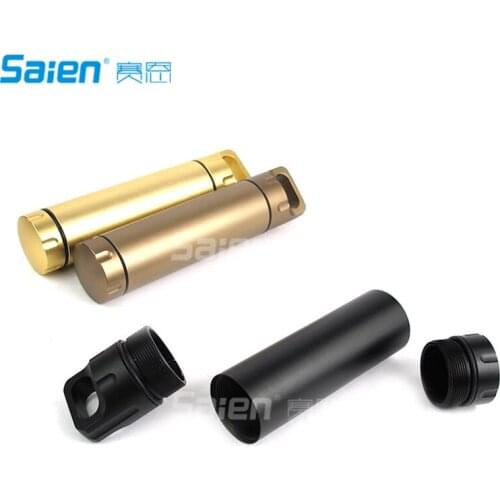 Waterproof Case Container Capsule Seal Bottle Holder Dry Storage Box Outdoor Survival Emergency Tool