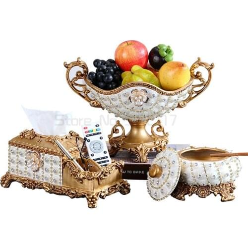 Top Grade Creative European Fruit Plate Handmade Hand-Drawn Luxury Dried Fruit Ceramic Plate Trinket Dish Snack Tray