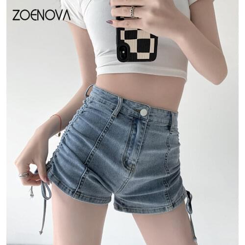 Женские завышенные шорты Zoenova China At AliExpress