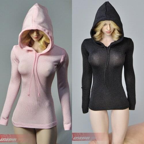 1/6 Hooded Tights Clothes Model Fit For 12" Female Phicens TBL Figure Body Toys Women Sports Hooded Coat