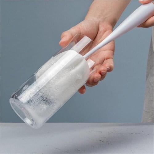1 Pc Cup Cleaning Brush Plastic Kitchen Cleaning Tool Sponge Brush For Wineglass Bottle Coffe Tea Glass Cup