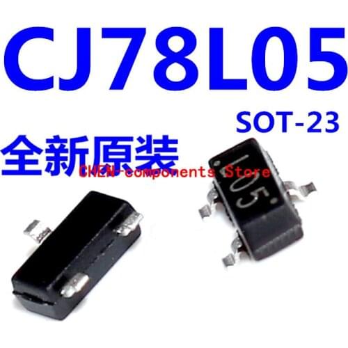 100pcs SMD triode CJ78L05 78L05 SOT-23 L05