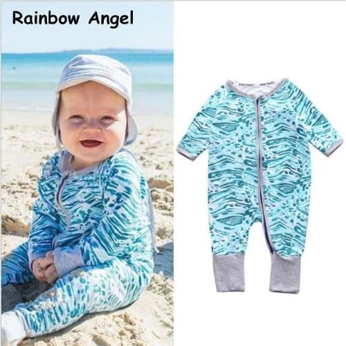 2019 New Fashion Newborn Toddler Infant Baby Boys Romper Jumpsuit Flower Print Baby Girl Rompers Jumpsuit