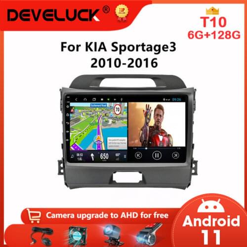 Android 10 Car Player Stereo audio Radio For KIA Sportage 3 2010 - 2016 Multimedia Video 4G WiFi 2Din Autoradio Speaker DVD MP5
