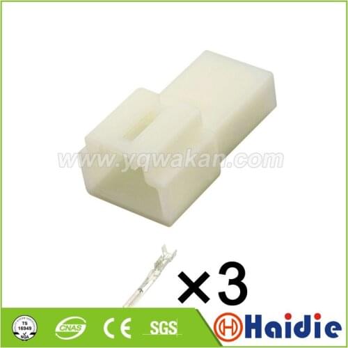 Free shipping 5sets 3pin Auto plastic car plug wiring cable plug connector