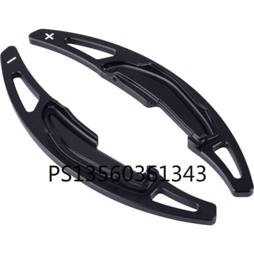 Black Steering Wheel Shift Shifter Extension Paddle Fit For BMW M2 M3/4 14-18 M5