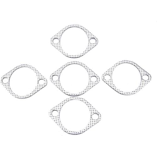CNSPEED Aluminum 2.75 inch 71mm Car Engine Exhaust Gasket Downpipe Flange with two holes Universal Exhaust Pipe Gasket 5pcs/Lot