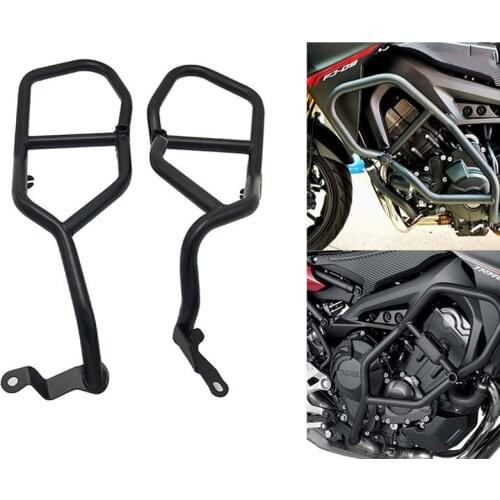 For Yamaha MT-09 Tracer FJ-09 2015-2016 Black Crash Bar Engine Protetive Guard Bumper Protector FJ09 FJ 09 TRACER Motorcycle