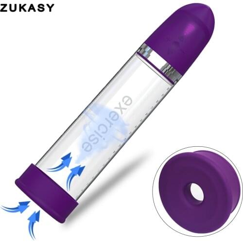 Electric Penis Pump Vacuum Penis Enlargement Sex Toys for Men Penise Extender Dick Pump Toys for Adults 18 Male Masturbator