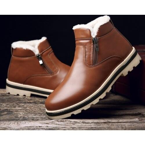 HUIYI Mens Winter Boots