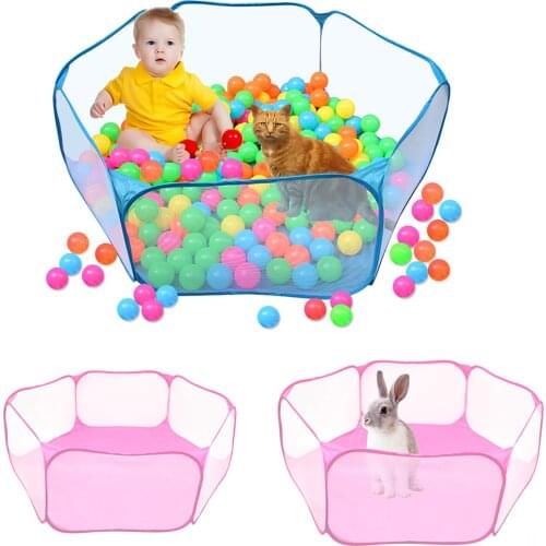 Pet Playpen Portable Pop Open Indoor/Outdoor Small Animal Cage Tent Fence for Hamster, Chinchillas and Guinea-Pigs