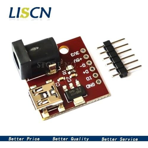 MINI USB 5V socket USB power connector AMS1117 3.3V DC power socket