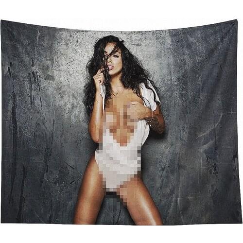 Fashion Girl background mural Sexy Beauty Tapestry Wall Hanging Blanket Home Decor Wall Cloth Window Tapestries Wall Carpet A1