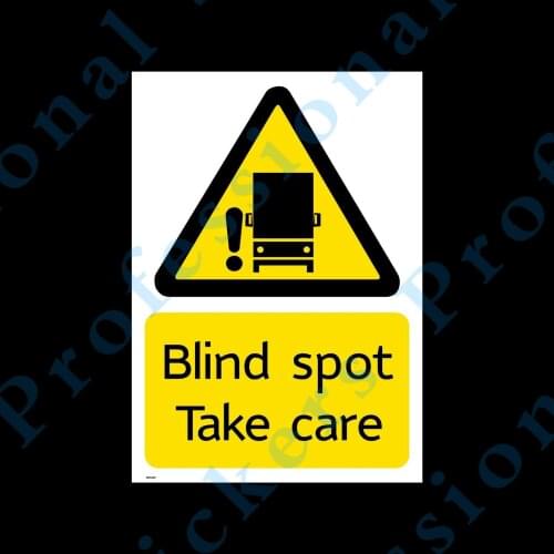 Blind Spot - Take Care Sticker / Sign - TFL - LORRY - LONDON - CYCLIST (MISC229) Waterproof Vinyl stickers for car Motos