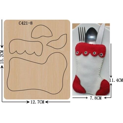 New socks Wooden die Scrapbooking C421-8 Cutting Dies
