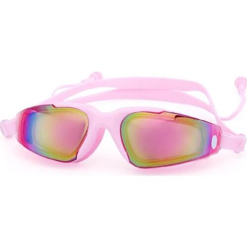 New Men Women Swimming Glasses Professional Anti Fog Adult Earplug Arena Swim Eyewear Gafas Natacion Waterproof Swimming Goggles