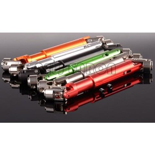 NEW ENRON 2Pcs Aluminum Universal Driven Dogbone Drive Shaft 106-138MM For Rc Model Car 1/10 Tamiya CC01 CC-01 Upgrade Parts