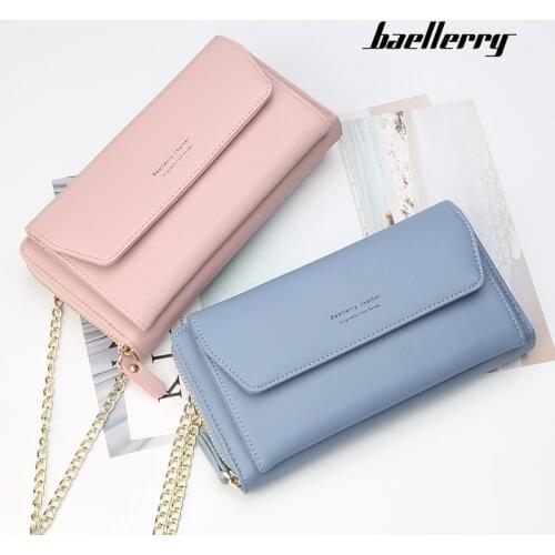 Wholesale Baellerry Women Wallet PU Leather Zipper Women Wallets Long Wallets Clutch Purse Card Holder 70PCS/lot