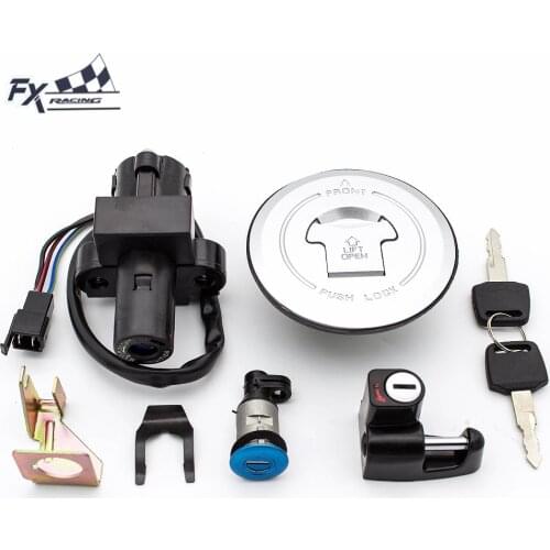 Motorcycle Ignition Switch Ignitions Gas Cap Fuel Tank Cover Seat Helmet Lock Key Set For Honda CBR250 CBR 250 2011 2012 2013