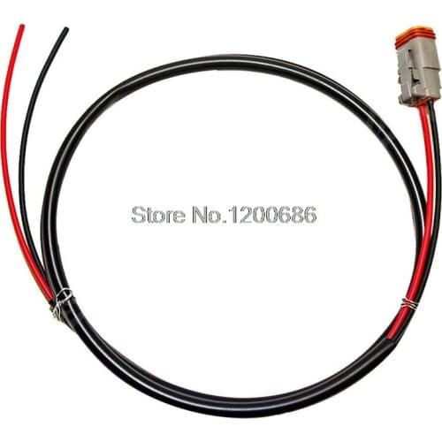 1 meter DT connector DT06-2S 16 AWG Wire E-Series or SR-Series light bars t for E-Series or SR-Series light bars