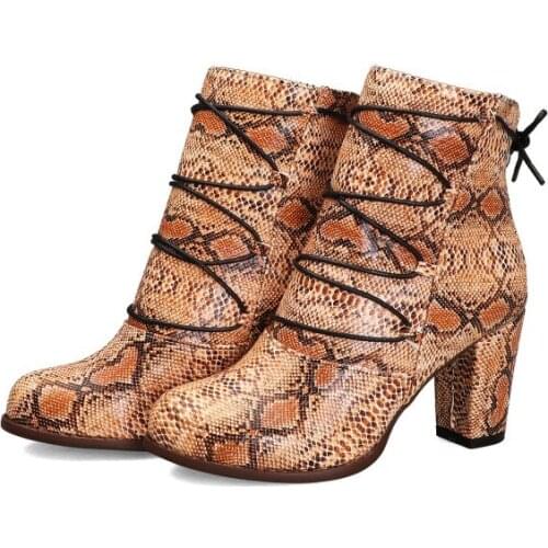 Big Size 9 10 11-17 boots women shoes ankle boots for women ladies boots shoes woman winter Cross band panache leopard print