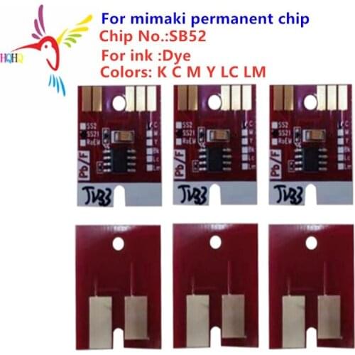 SB52 Dye Permanent Chip for Mimaki JV3 JV5 Printer Dye Permanent Chip SB52 Compatible for Mimaki JV3 JV5 Printer