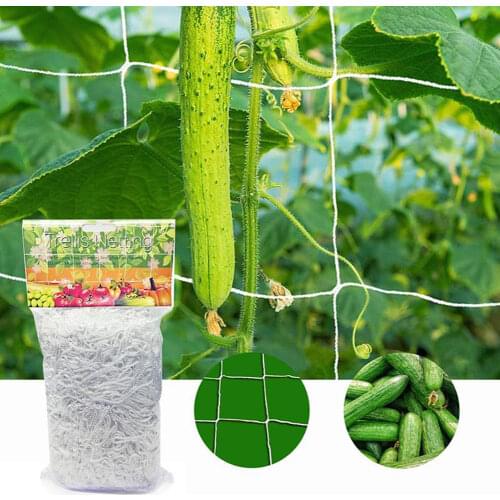 1.67x5m Garden Plants Climbing Net Polyester Tomatoes Grapes Climbing Plant Trellis Net Vine Netting Support Grow Garden Supplie
