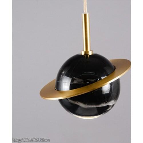 Modern Marble LED Pendant lights For Dining Room Indoor Home Kitchen Hanging Lamp Luminaire Bar Restaurant Decor Luster Fixtures