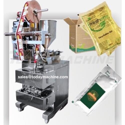 Flowability liquid stick packaging machine for tomato