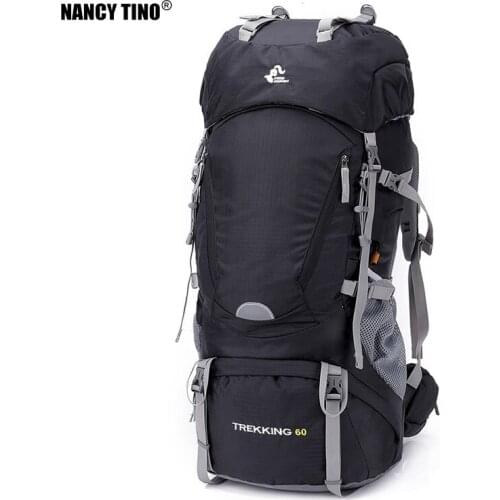 60L Waterproof Hiking Backpack Men/Woman Outdoor Trekking Camping Bag Army Man Hunting Mountain Backpacks Rain Cover Rucksack