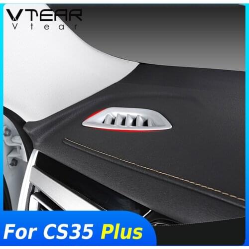 Vtear For Changan CS35 Plus interior air conditioning vent Frame cover decoration Car outlet Mouldings trim accessories parts