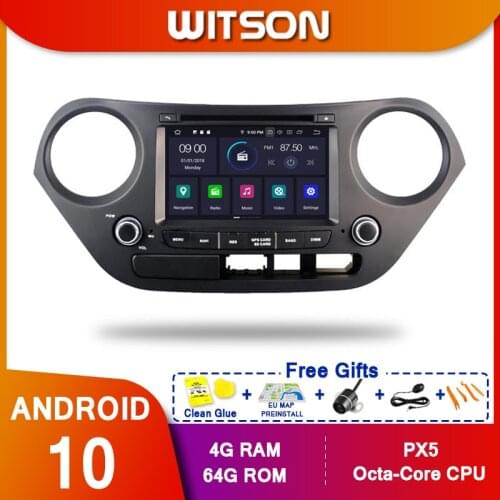WITSON Android10 Octa core PX5 CAR DVD player For HYUNDAI I10 2014-2015 IPS SCREEN 4GB RAM 64GB ROM CAR GPS NAVIGATION
