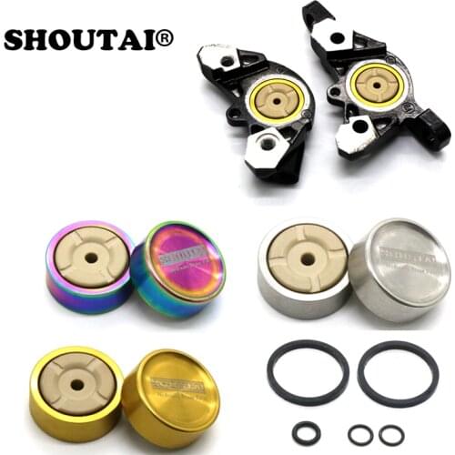 Bike Titanium alloy Piston Hydraulic Brake Caliper Parts For Shimano XT/M785 / M8000 / SLX675 Bicycle Brake Parts