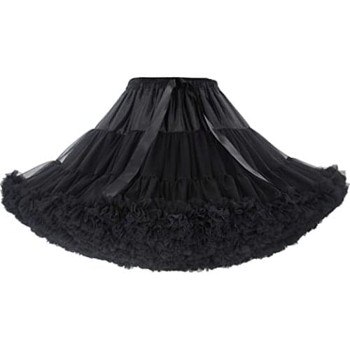 Womens Bubble Skirt Pettiskirt Tutu Ball Gown Fluffy Skirt Petticoat 2023