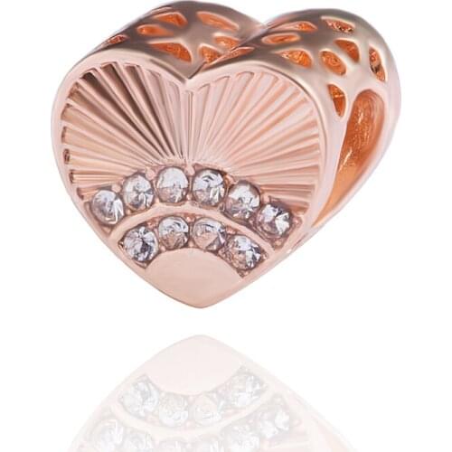 HPXmas Wholesale 5pcs/lot Diy Bracelet Zircon Spacer Beads Charm for Bracelet Make Jewelry Crystal Bead