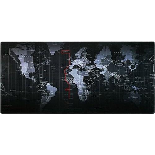 Big Anti-Slip World Map Gaming Mouse Mice Keyboard Pad Desk Mat Cushion for PC Laptop Large Mouse Pad