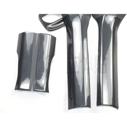 Carbin Fibre Doors Scuff Sill Trim Plate For Chevrolet Cruze 2009 10 11 12 13 14 2015 AAA085