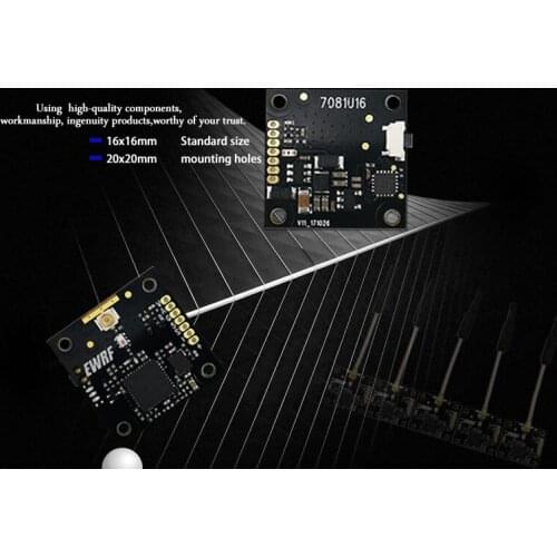 EWRF 7081U16 25mW 7CH mini video transmitter 1.5g SBUS for FPV