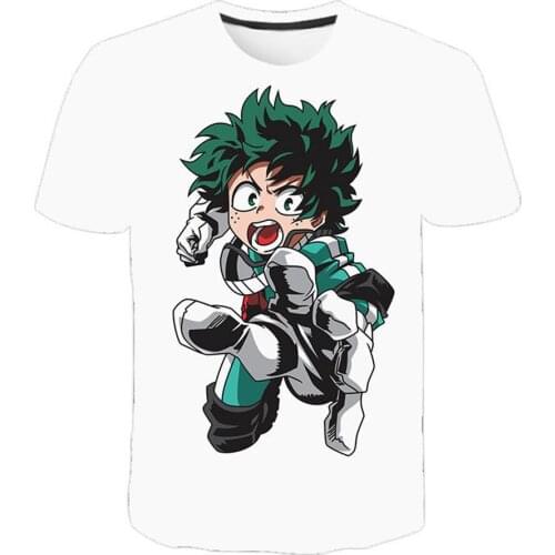 My Hero Academia Boku No Hero Academia 3D Printed T Shirts Casual Men And Women Short Sleeve Trendy T-shirt Comfortable Tee Tops
