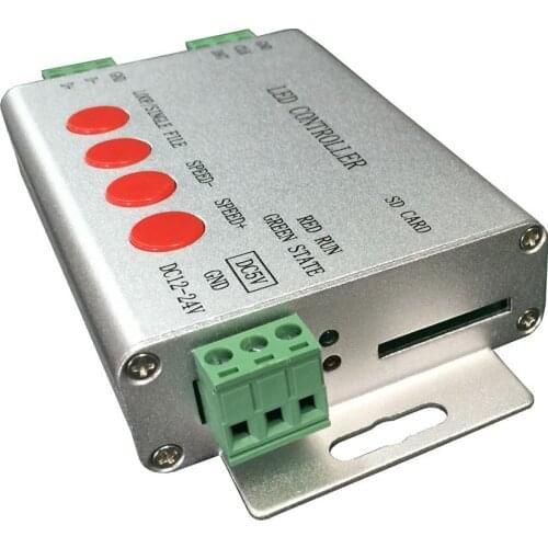 H801SB;LED SD card(or without SD card) pixel controller,max 2048 pixels controlled(LED built software)can work with DMX console