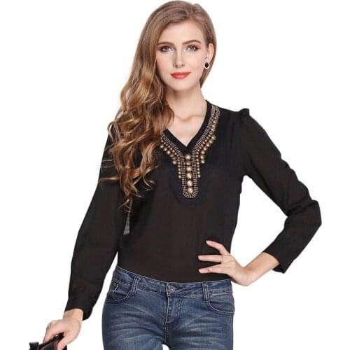 Женские рубашки с длинным рукавом Hooyi China At AliExpress